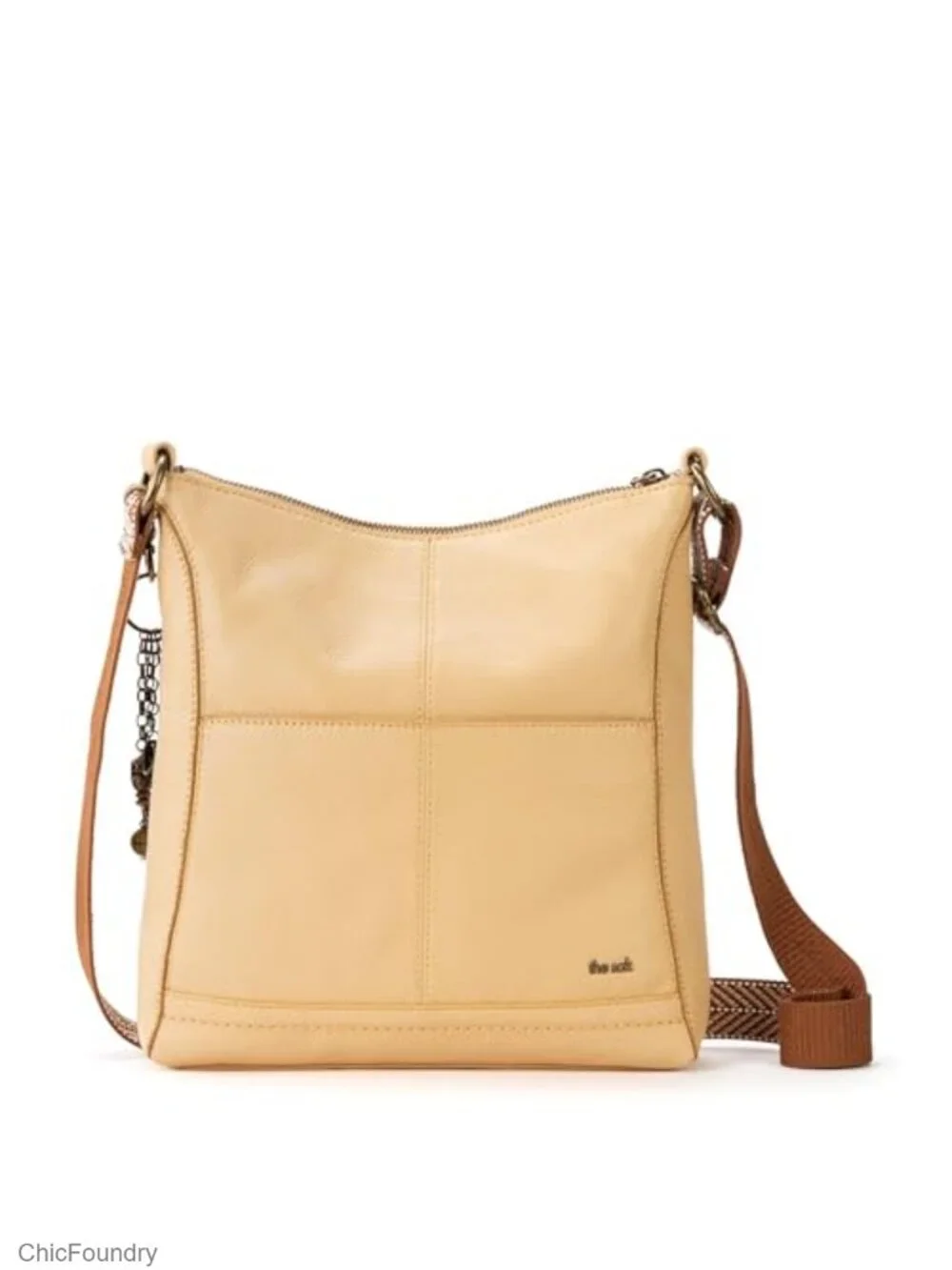 Leather Crossbody Bag with Zipper Pockets - Premium Handbag for Everyday Travel